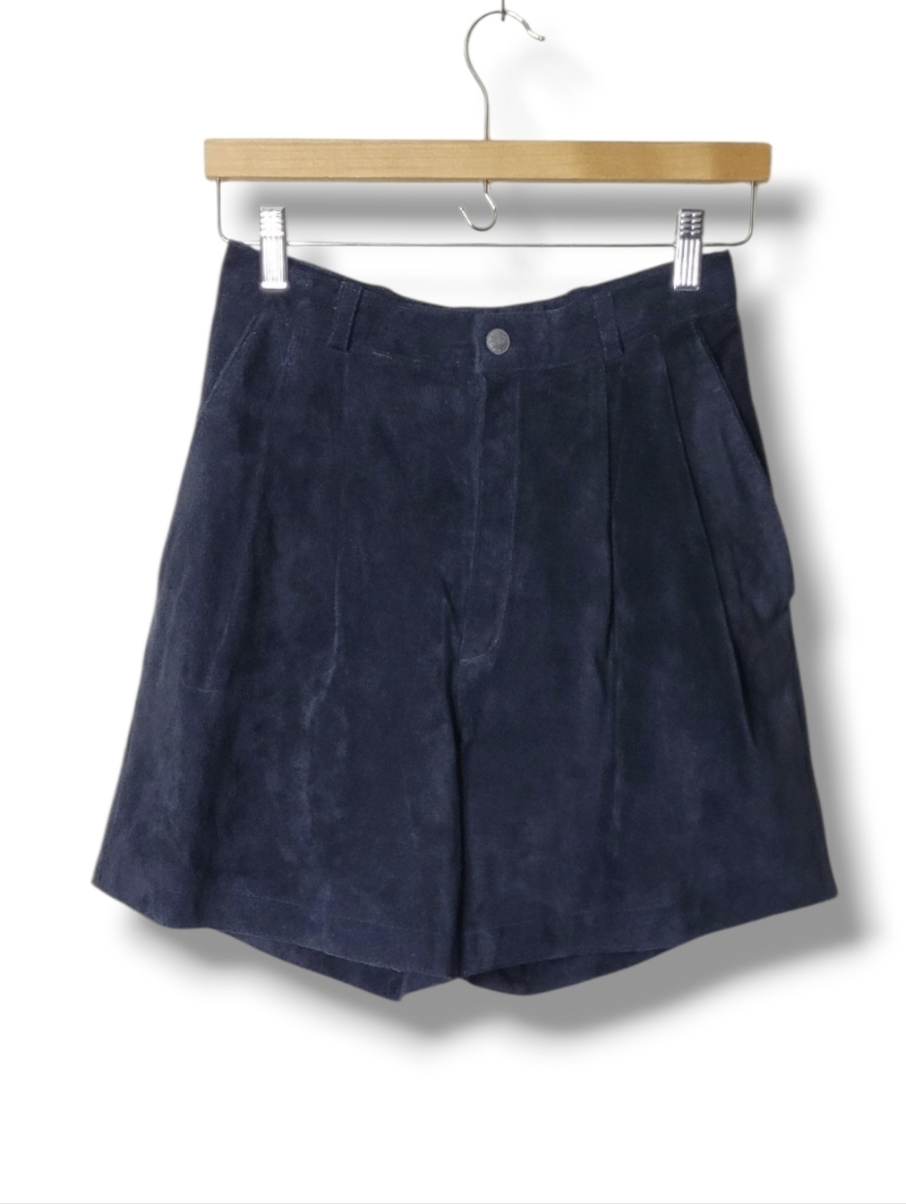 Vintage The Limited Black Leather Shorts